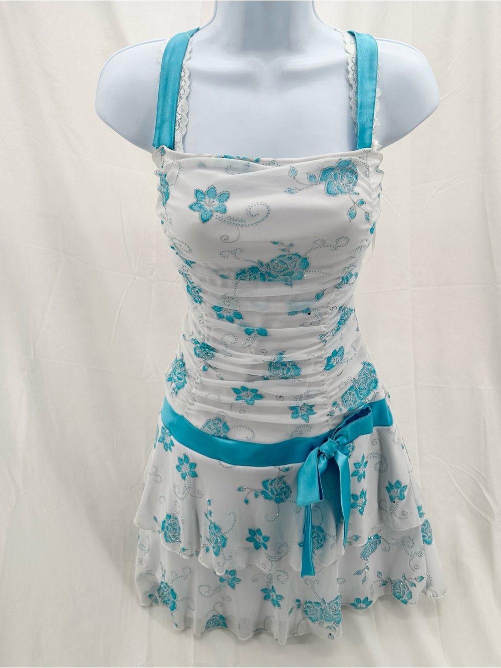 Teal Fairy Y2K Taboo Mini Dress